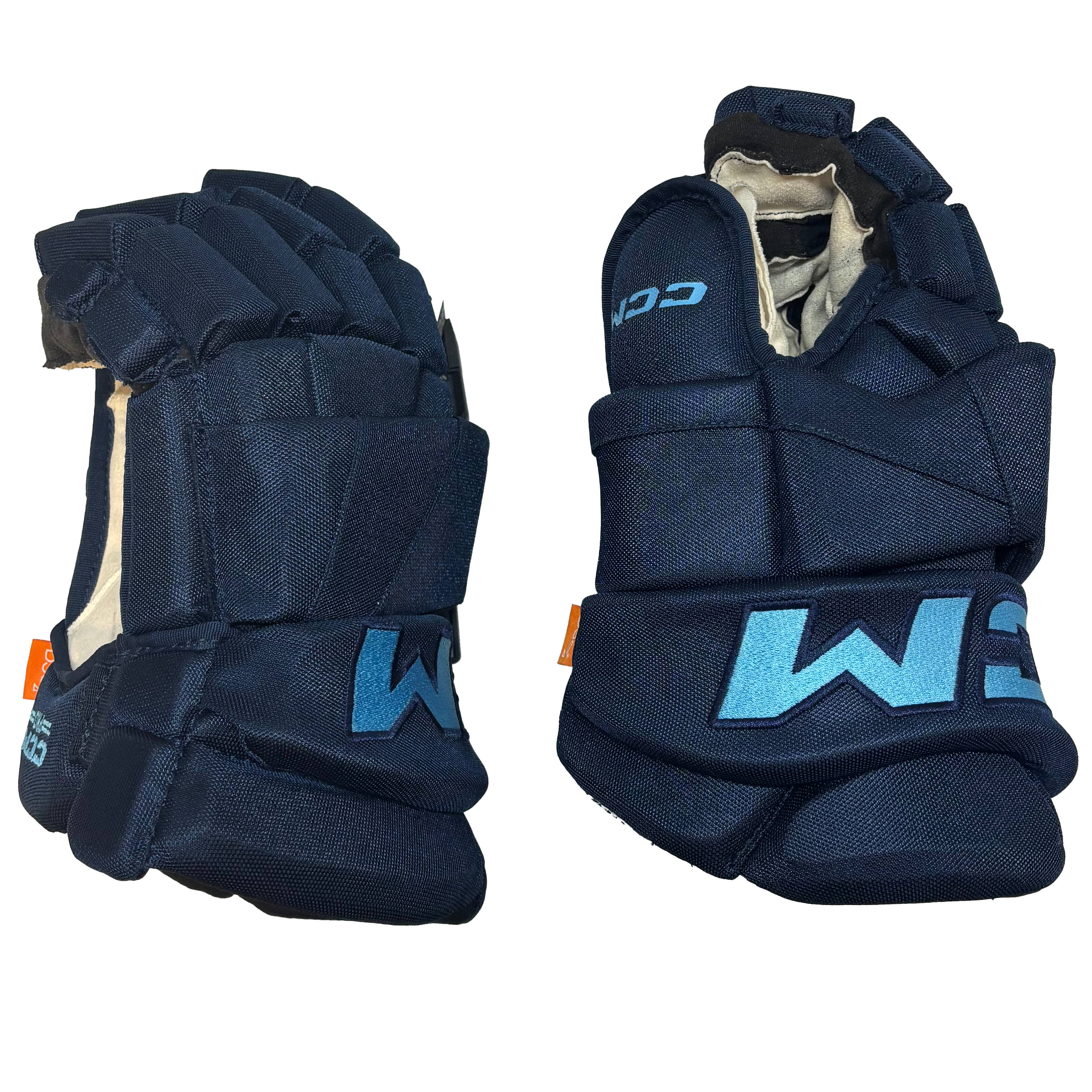 CCM HGPTKXF - Used PWHL Pro Stock Glove - Toronto Sceptres (Navy/Powder Blue)